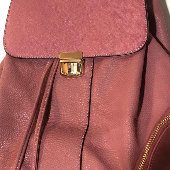 Cute Pink/Mauve Backpack Purse - Picture 2 of 8